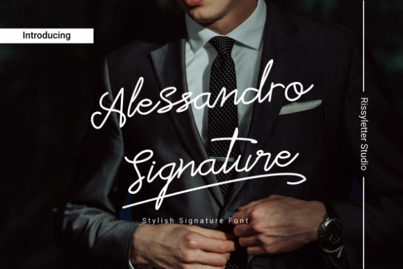 Alessandro Signature Font for Business