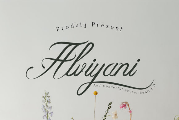 Alviyani: A Luxurious Handwritten Font