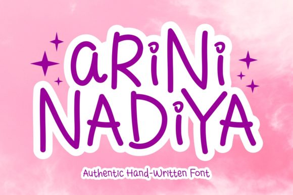 Arini Nadiya: A Joyful Script Font for Web Design