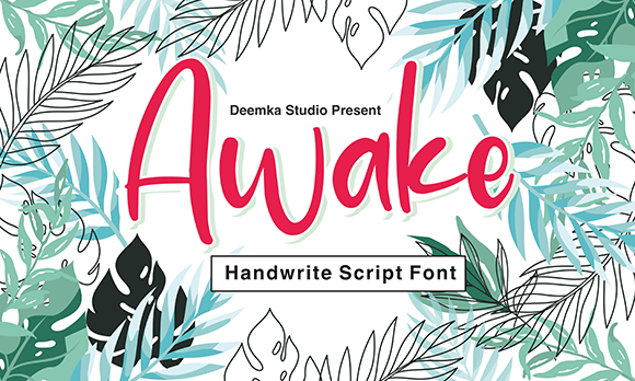 Awake Font: Sweet & Stylish