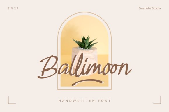 Ballimoon: A Classy Script Font for Business
