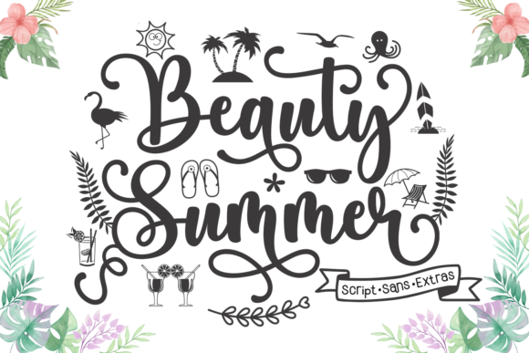 Beauty Summer Font for Web Design