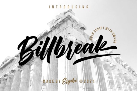 Billbreak Font for Web Design