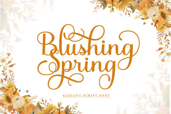 Blushing Spring Font for Web Design