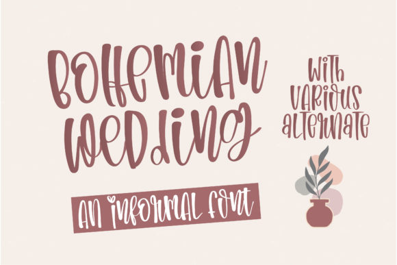 Bohemian Wedding Font Review