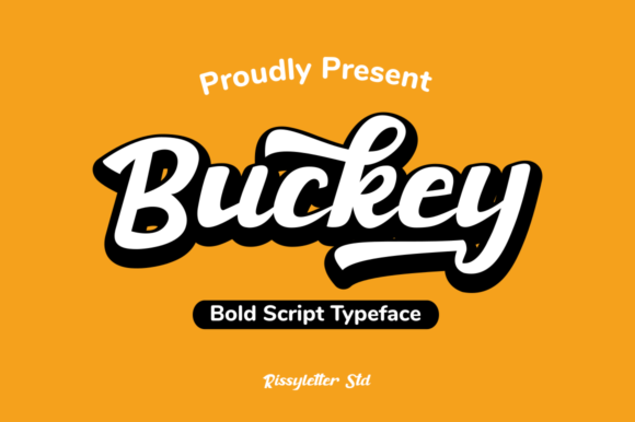 Buckey: A Bouncy Handwritten Font