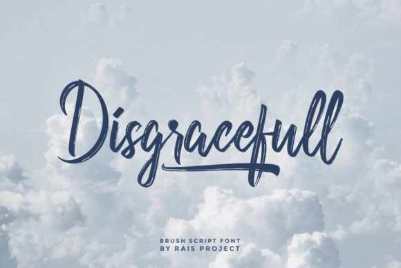 Disgracefull: A Stylish Script Font