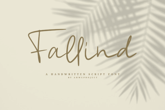 Fallind: A Refined Script Font