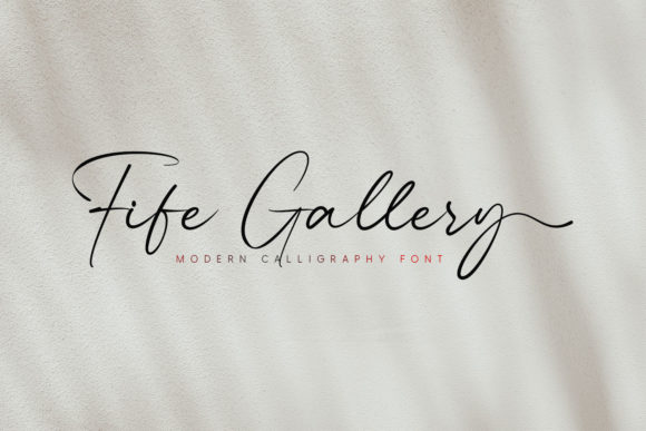 Fife Gallery: A Stylish Script Font