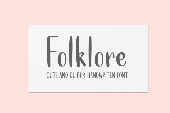 Folklore: A Font for Business Magic
