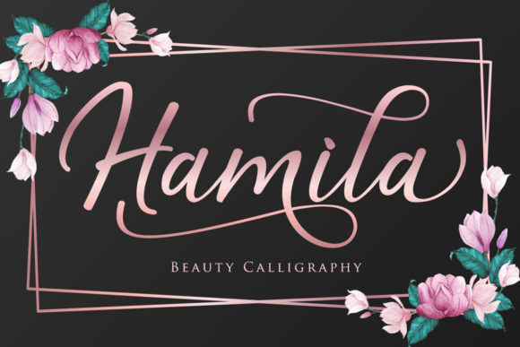 Hamila: A Script Font for Elegant Campaigns