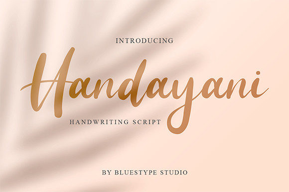 Handayani: A Script Font for Creative Campaigns