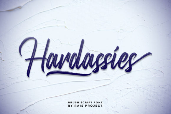 Hardassies: A Bold Handwritten Font
