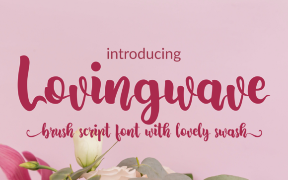 Lovingwave: A Sweet Script Font