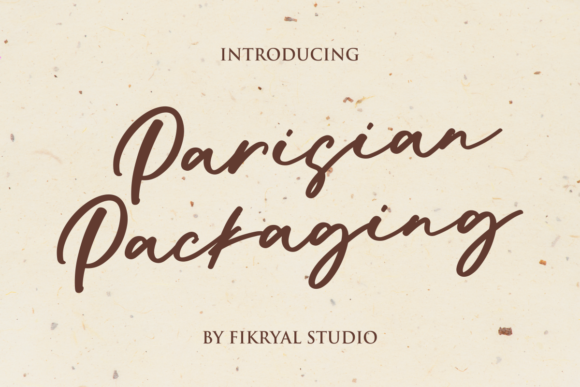Parisian Packaging: A Font That Elevates Branding