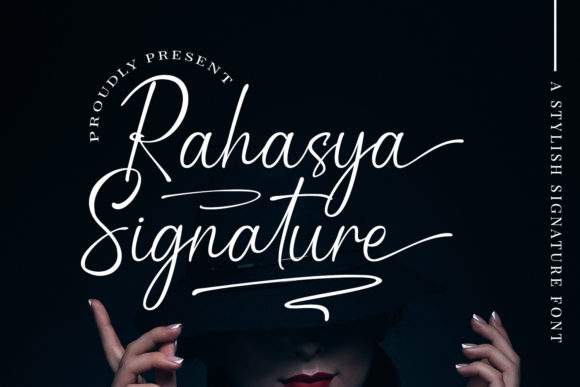 Rahasya Signature: A Handwritten Font for Web Design