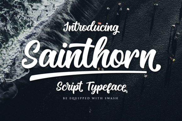 Sainthorn Font: Bold Handwritten Style