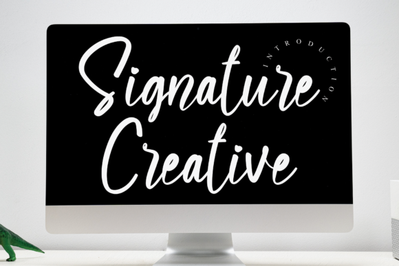 Signature Creative Font for Handmade Creations