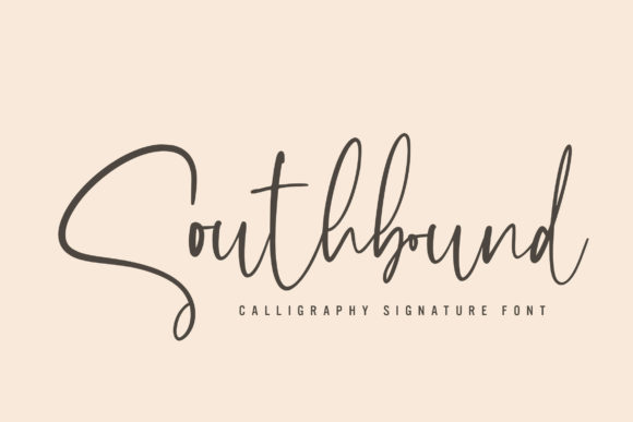Southbound: A Flowing Font for Creative Campaigns