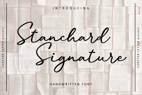 Stanchard Signature: A Stylish Handwritten Font